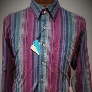 Robert Graham Multi Stripe Button Down